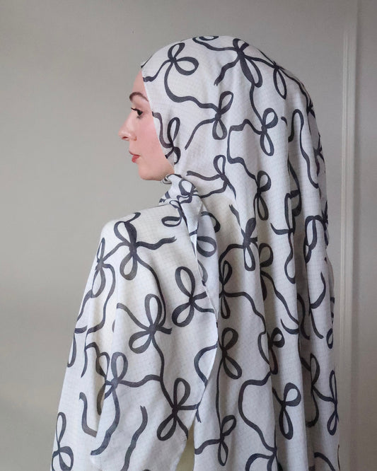 Tangled Silk Modal Hijab