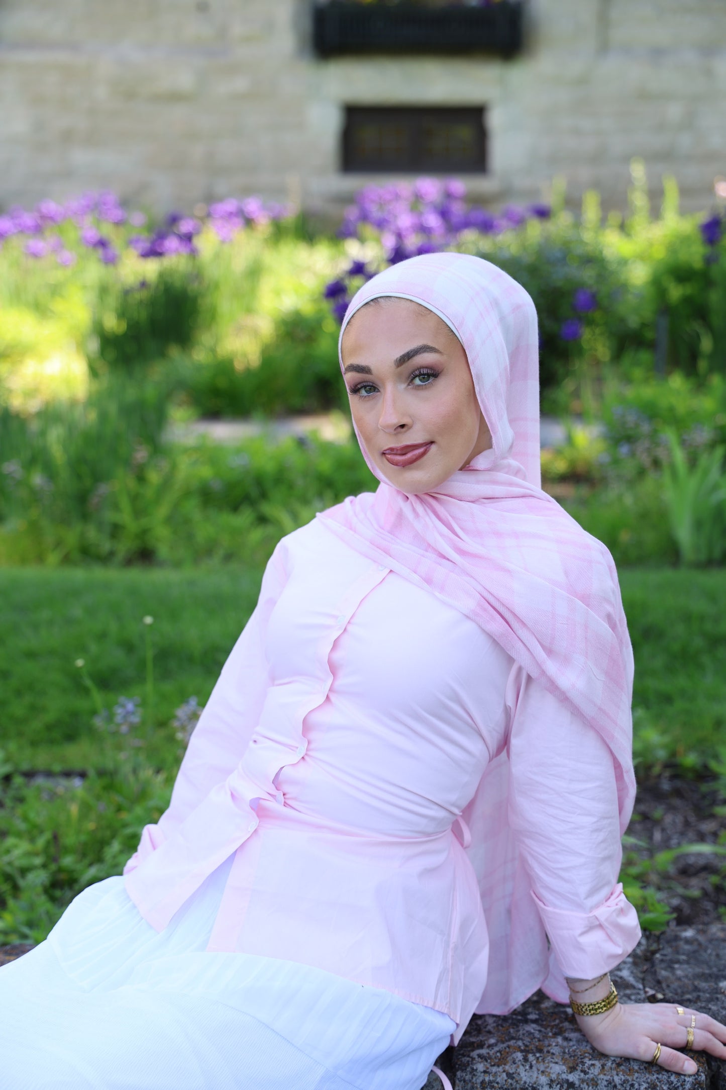 Pink Cabana Modal Hijab