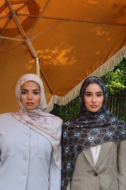 Peacock In Flight Modal Hijab