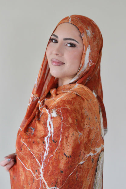 Pumpkin Spice Modal Hijab