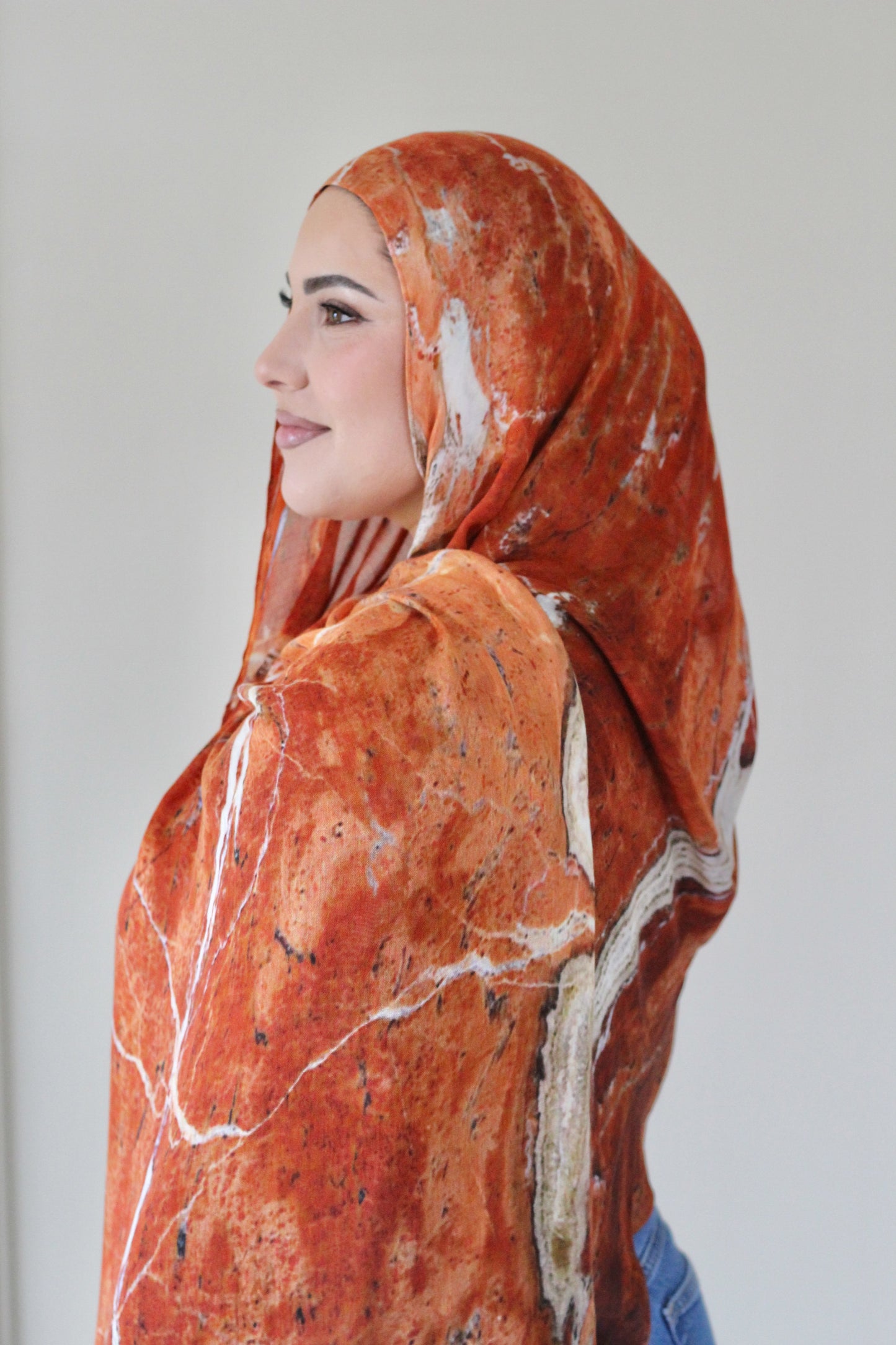 Pumpkin Spice Modal Hijab