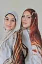 Iced Chai Modal Hijab - Dual Drape