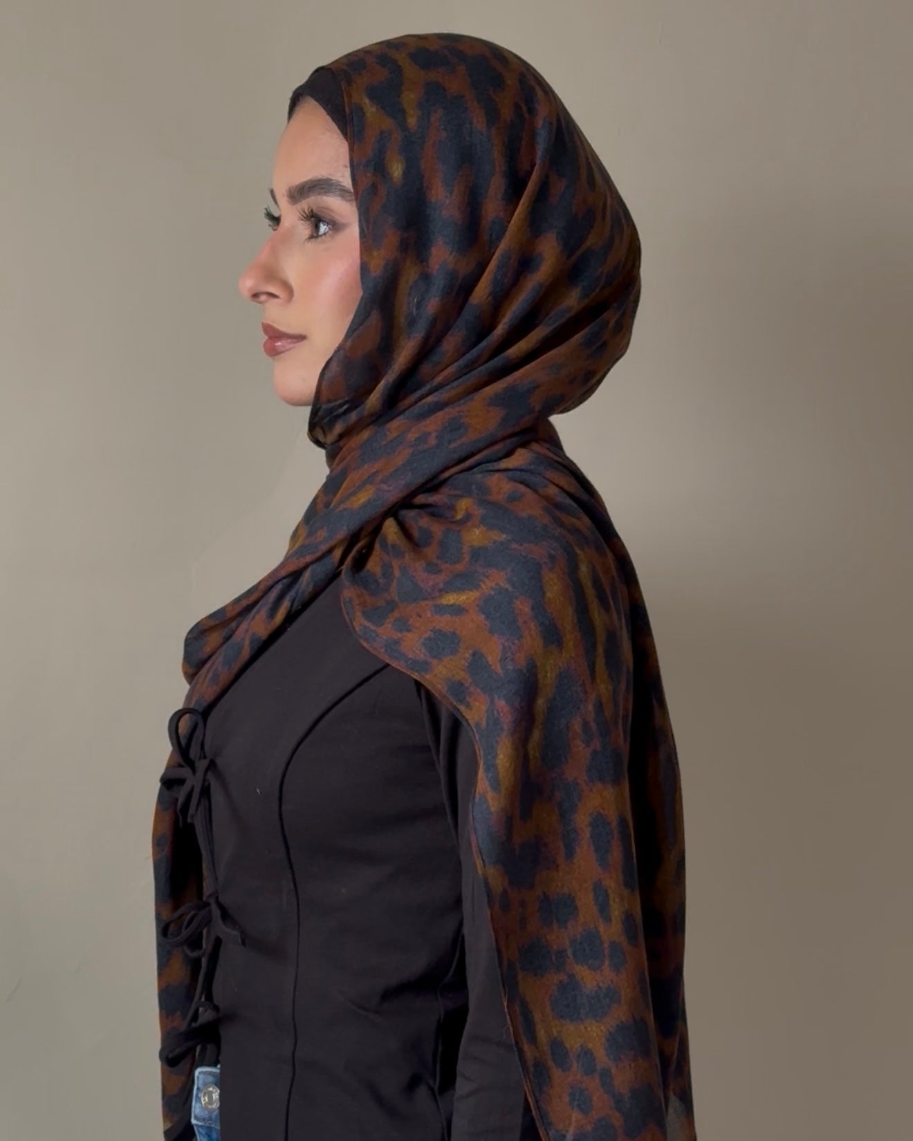 Mini Orange Leopard Sample