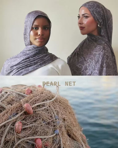 Pearl Net Modal Hijab
