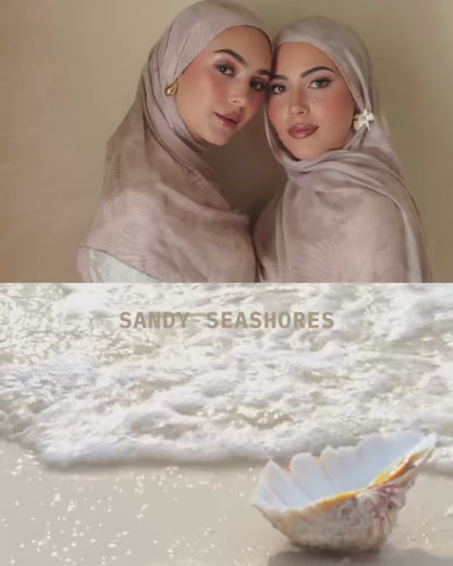 Sandy Seashores Modal Hijab