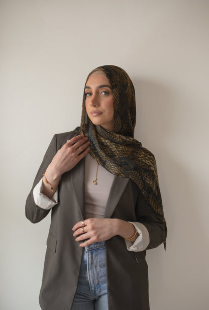 Forest Snake Modal Hijab
