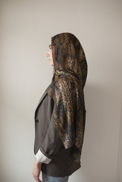 Forest Snake Modal Hijab