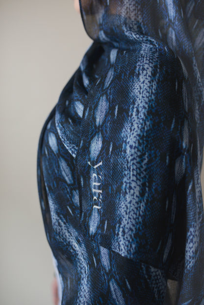 Sapphire Snake Modal Hijab